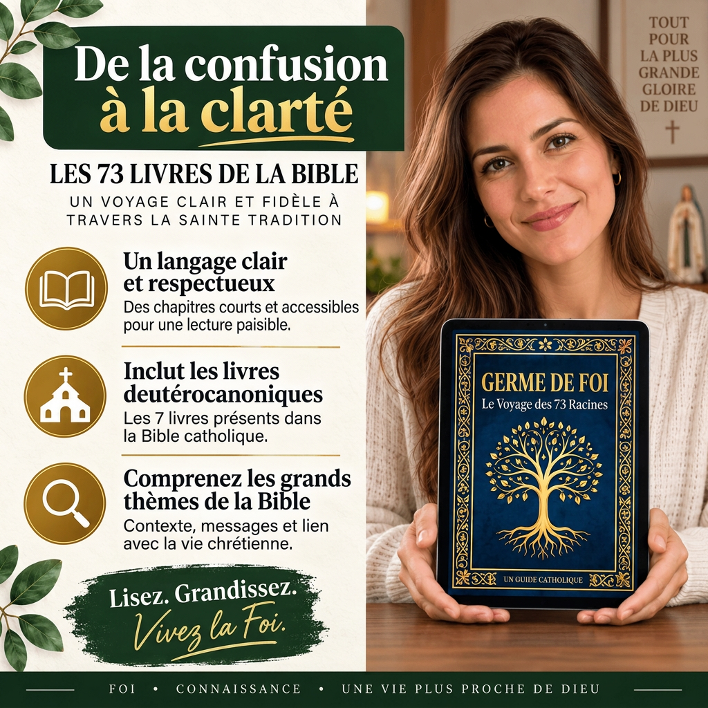 Lectrice découvrant Germe de Foi sur une tablette